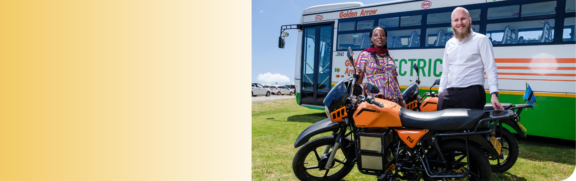 Old diesel bus beats to the rhythm of a new electric heart